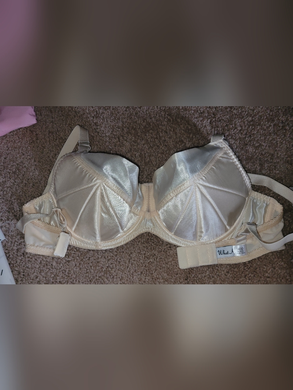 Smooth Satin Underwire Bra in Ivory — Women's Support